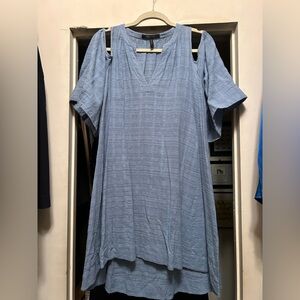 BCBGMaxAzria Light Blue Tunic Dress